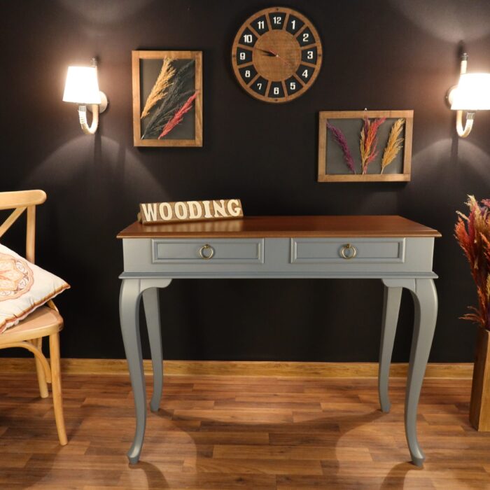 Wooding 120 Cm Masif Gri Ceviz Dresuar