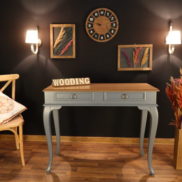 Wooding 120 Cm Masif Gri Naturel Dresuar