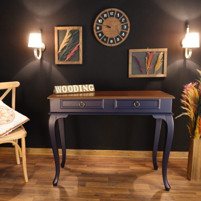 Wooding 100 Cm Masif Lacivert Ceviz Dresuar