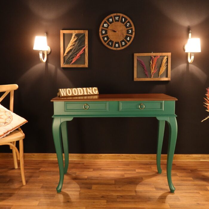 Wooding 120 Cm Masif Yeşil Ceviz Dresuar