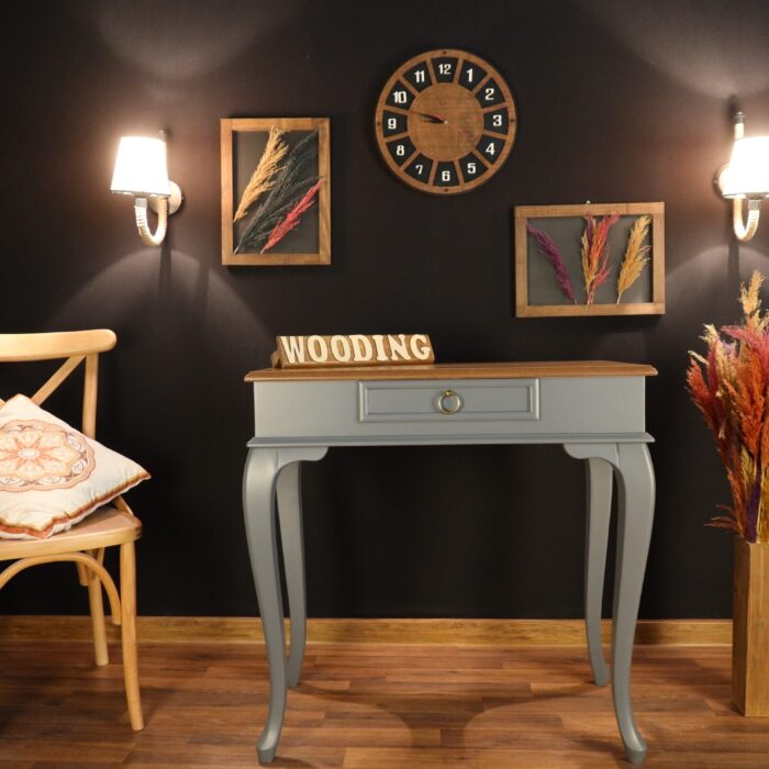 Wooding 80 Cm Masif Gri Naturel Dresuar