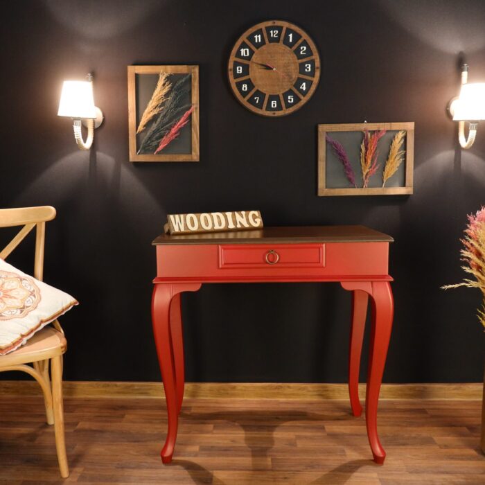 Wooding 80 Cm Masif Kırmızı Ceviz Dresuar