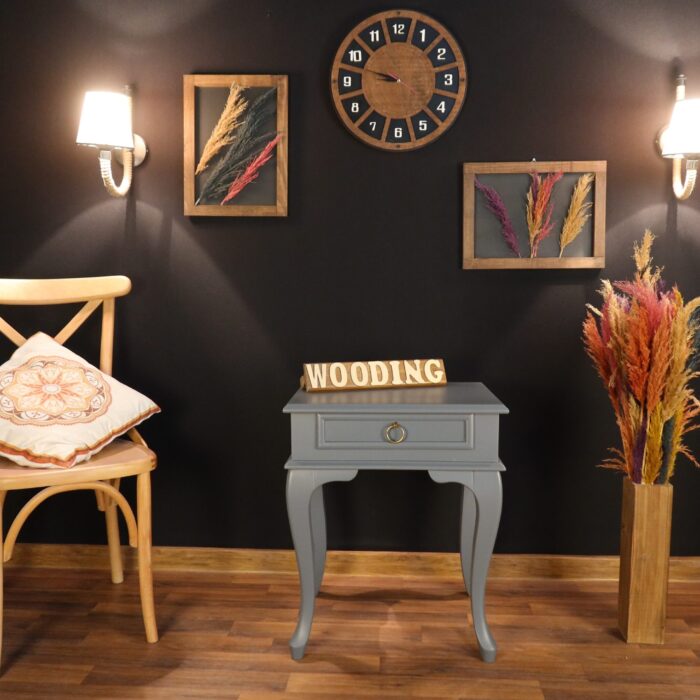 Wooding Masif Gri Komodin Telefonluk