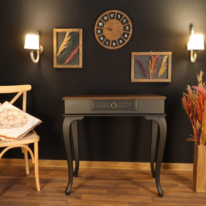 Wooding 80 Cm Masif Siyah Ceviz Dresuar